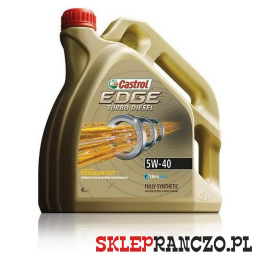 OLEJ CASTROL EDGE TURBO DIESEL 5W/40 4L