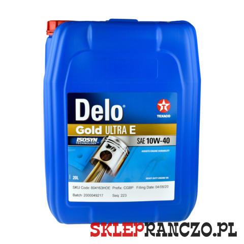 OLEJ DELO GOLD ULTRA E 10W-40 20L sklepranczo.pl