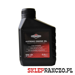 100004E Olej silnikowy, 500 ml mineralny, SAE 30W Briggs & Stratton